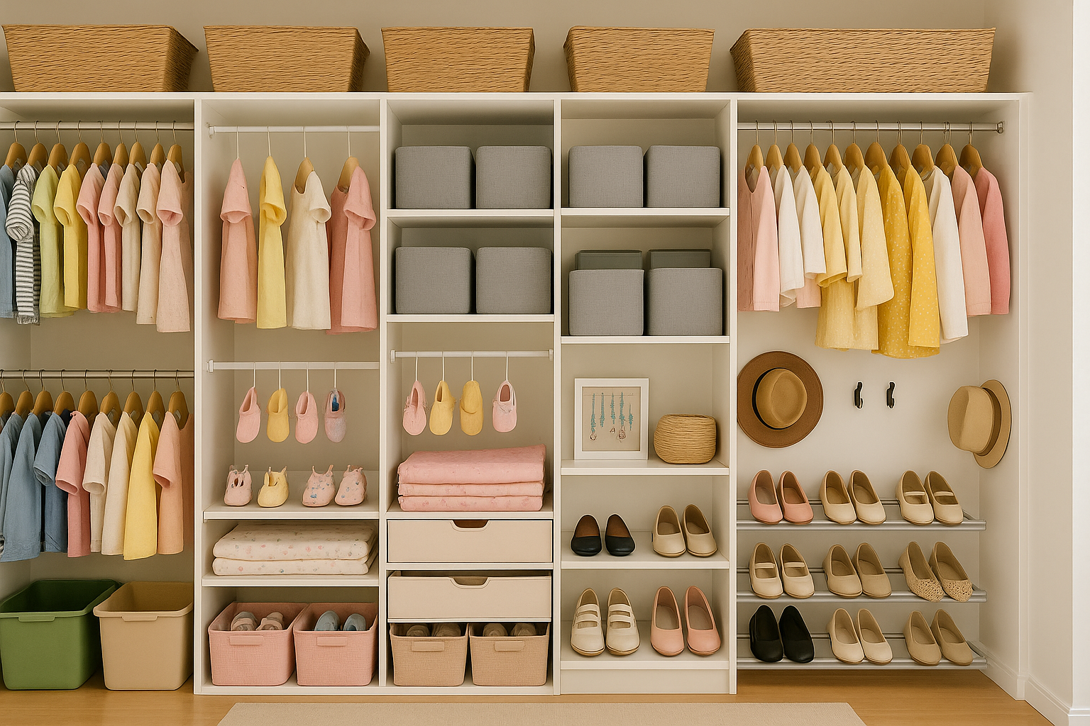Kids clothes organisation